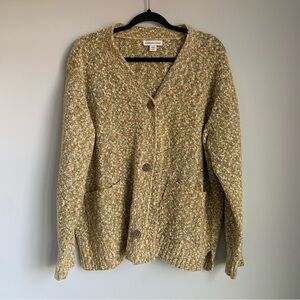 Coldwater Creek Button Up Chunky Cardigan Sweater